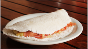 Tapioca presunto e mussarela